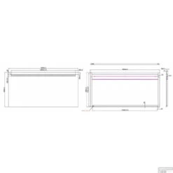 BWS LED Spiegel Tigris Met Lichtschakelaar 160x80x3.1 Cm (incl Bevestigingsmateriaal) 7 BWS LED Spiegel Tigris Met Lichtschakelaar 160x80x3.1 Cm (incl Bevestigingsmateriaal) -Duravit Verkoop bws spiegel tigris met led verlichting 160x80 tech