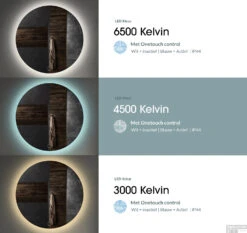 Spiegel Boss & Wessing Star Rond Met LED 90 Cm Koper Rose 7 Spiegel Boss & Wessing Star Rond Met LED 90 Cm Koper Rose -Duravit Verkoop bws spiegels led kleur 90 koper rose