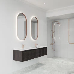 Spiegel Boss & Wessing Thyreos Ovaal LED Met Spiegelverwarming (Alle Kleuren & Maten) -Duravit Verkoop bwsthyreosenkel sfeer2