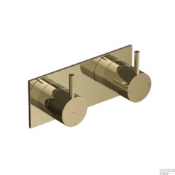 Inbouw Douchemengkraan Hotbath Cobber 2-weg Gepolijst Messing PVD OUTLET