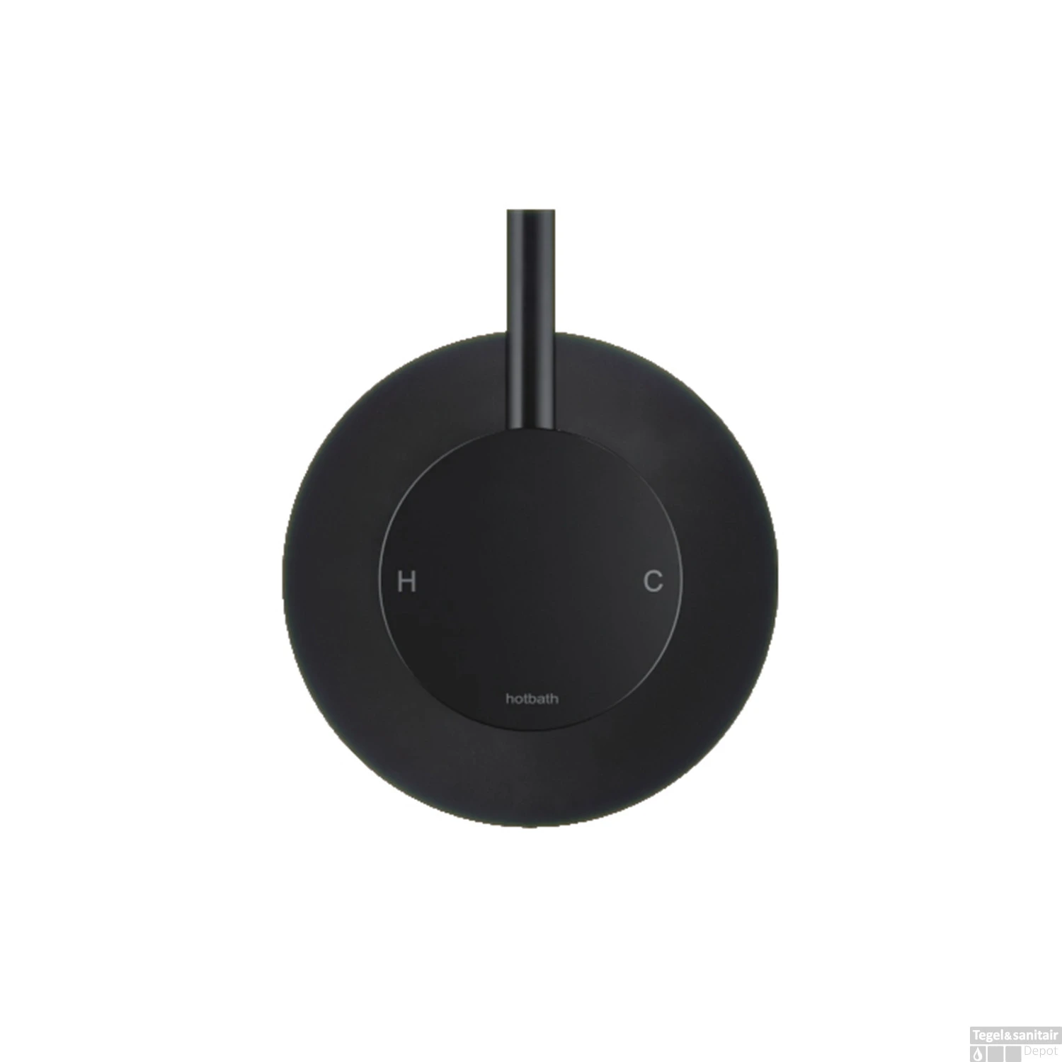 Inbouw Douchemengkraan Hotbath Cobber 1-hendel Mat Zwart 3 Inbouw Douchemengkraan Hotbath Cobber 1-hendel Mat Zwart - Afbeelding 3