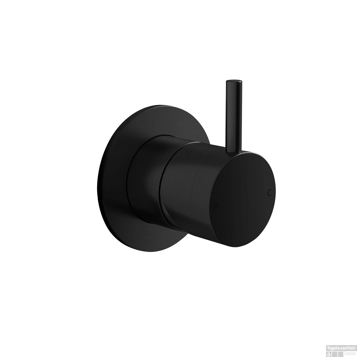 Inbouw Douchemengkraan Hotbath Cobber 1-hendel Mat Zwart 1 Inbouw Douchemengkraan Hotbath Cobber 1-hendel Mat Zwart