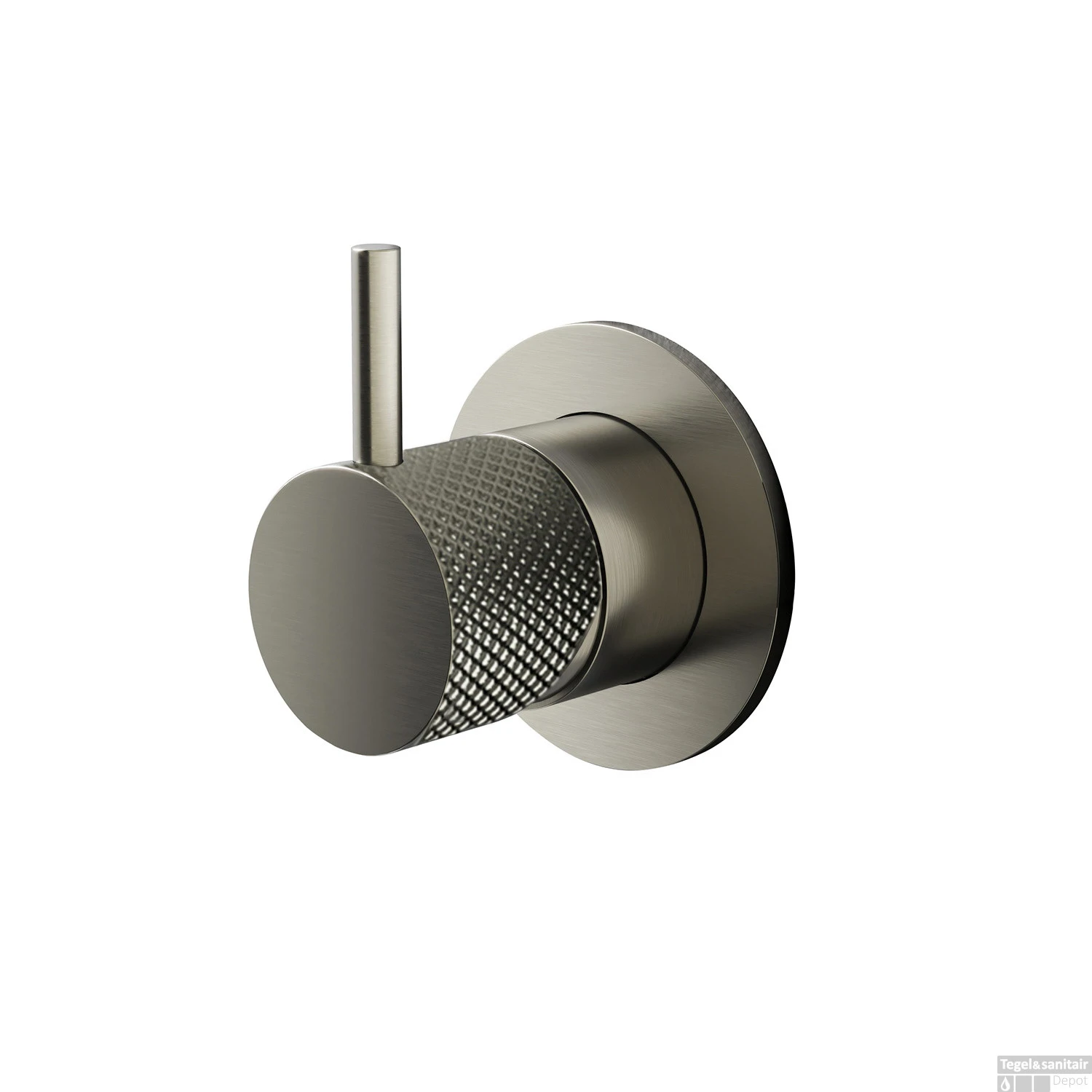 Inbouwkraan Hotbath Cobber X Met 2-Weg Omstel Geborsteld Nikkel (excl. Inbouwdeel) OUTLET