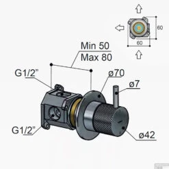 Inbouwkraan Hotbath Cobber X Met 2-Weg Omstel Geborsteld Nikkel (excl. Inbouwdeel) OUTLET -Duravit Verkoop cx011gn inbouwkraan hotbath cobber x met 2 weg omstel geborsteld nikkel excl. inbouwdeel tech 1