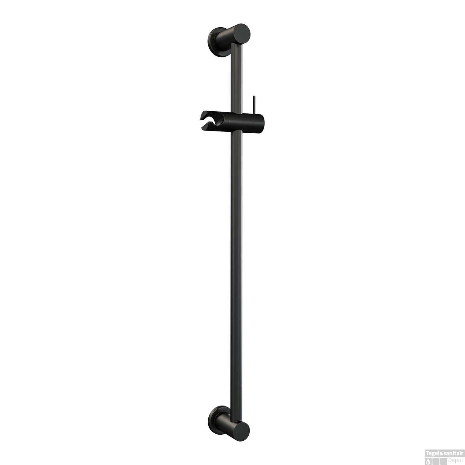 Douchekraanset Brauer Black Carving Opbouw Met Glijstang En Ronde Handdouche Mat Zwart - Afbeelding 6