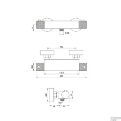 Douchekraanset Brauer Chrome Carving Opbouw Met Glijstang En Staafhanddouche Chroom 18 Douchekraanset Brauer Chrome Carving Opbouw Met Glijstang En Staafhanddouche Chroom -Duravit Verkoop douchekraanset brauer chrome carving opbouw met glijstang en staafhanddouche geborsteld chroom tec2