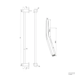 Douchekraanset Brauer Chrome Edition Opbouw Met Glijstang En Ronde Handdouche Chroom 16 Douchekraanset Brauer Chrome Edition Opbouw Met Glijstang En Ronde Handdouche Chroom -Duravit Verkoop douchekraanset brauer chrome edition opbouw met glijstang en ronde handdouche geborsteld chroom tec