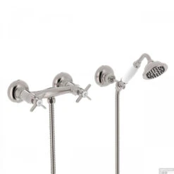 Douchemengkraan Tres Clasic 2 Kruisgreep Incl Handdouche En Doucheslang RVS