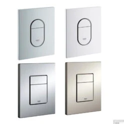 Grohe Rapid SL Toiletset Set15 B&W Zero Rim-ex Met Grohe Arena Of Skate Drukplaat -Duravit Verkoop drukplaat arena en skate cosmopolitan 12