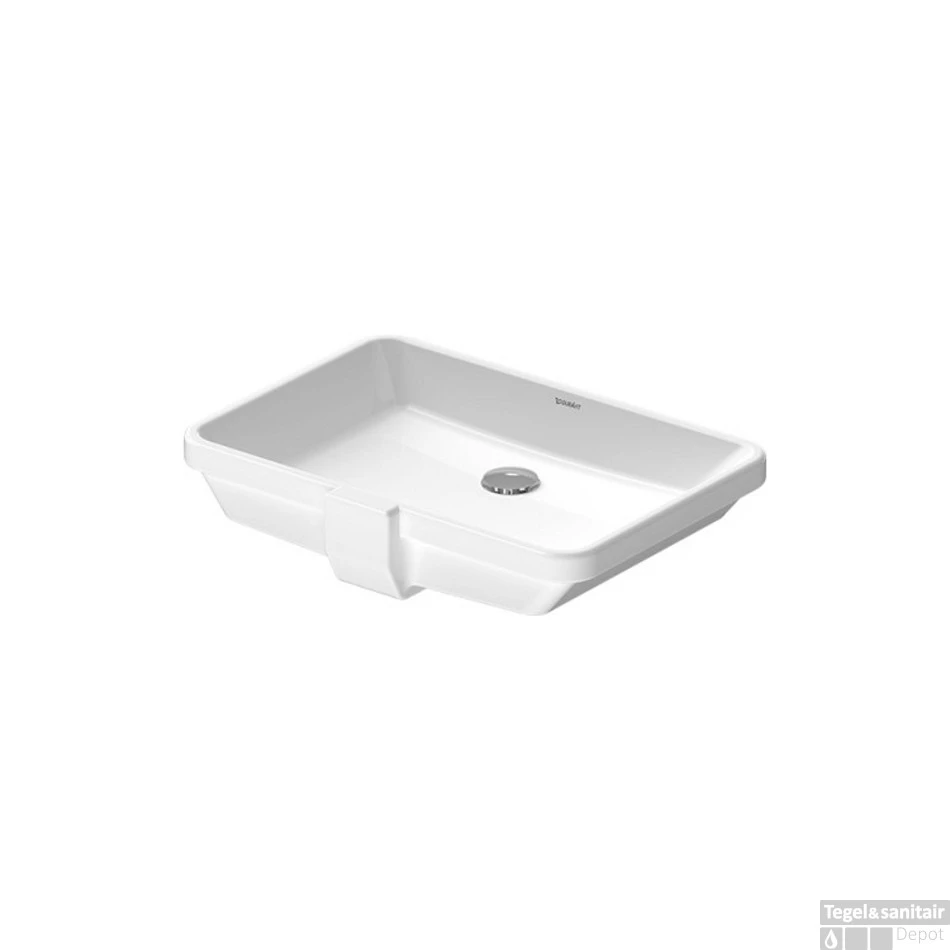 Duravit 2nd Floor Inbouw Wastafel 52.5x38x11.5 Cm Rechthoek Keramiek Glanzend Wit 1 Duravit 2nd Floor Inbouw Wastafel 52.5x38x11.5 Cm Rechthoek Keramiek Glanzend Wit