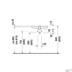 Duravit 2nd Floor Inbouw Wastafel 52.5x38x11.5 Cm Rechthoek Keramiek Glanzend Wit 5 Duravit 2nd Floor Inbouw Wastafel 52.5x38x11.5 Cm Rechthoek Keramiek Glanzend Wit -Duravit Verkoop duravit 2nd floor inbouw wastafel 52.5x38x11.5 cm rechthoek keramiek glanzend wit tech2