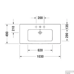Duravit ME By Starck Meubelwastafel 103x49x17.5 Cm Keramiek Glanzend Wit 8 Duravit ME By Starck Meubelwastafel 103x49x17.5 Cm Keramiek Glanzend Wit -Duravit Verkoop duravit me by starck meubelwastafel 103x49x17.5 cm keramiek glanzend wit tech