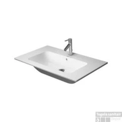 Duravit ME By Starck Meubelwastafel 83x49x18 Cm Keramiek Glanzend Wit