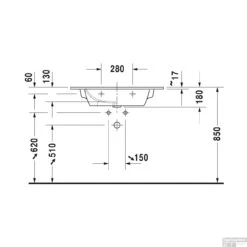 Duravit ME By Starck Meubelwastafel 83x49x18 Cm Keramiek Glanzend Wit -Duravit Verkoop duravit me by starck meubelwastafel 83x49x18 cm keramiek glanzend wit tech3