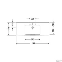 Duravit Vero Meubelwastafel Met Wondergliss 125x49x17 Cm Keramiek Glanzend Wit -Duravit Verkoop duravit vero meubelwastafel met wondergliss 125x49x17 cm keramiek glanzend wit tech
