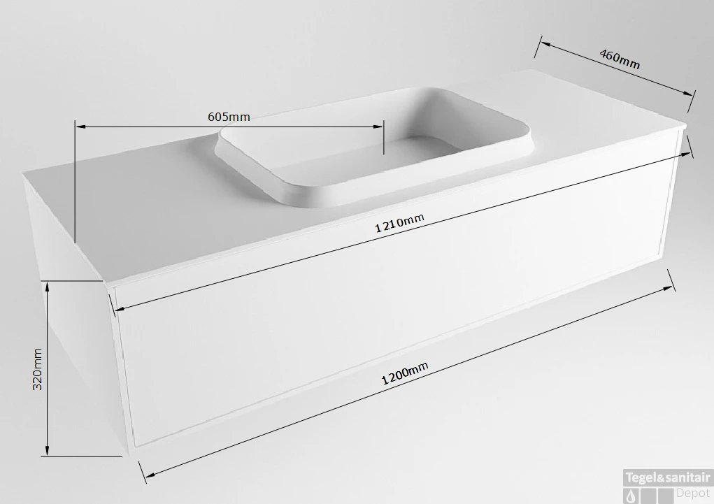 Badkamermeubelset Mondiaz Erin 120 Cm Met 1 Lade Met RIDGE Wastafel Midden Linen Met 1 Kraangat Greeploos Mat Carrara 7 Badkamermeubelset Mondiaz Erin 120 Cm Met 1 Lade Met RIDGE Wastafel Midden Linen Met 1 Kraangat Greeploos Mat Carrara - Afbeelding 7