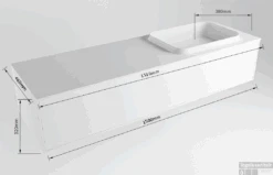 Badkamermeubelset Mondiaz Erin 150 Cm Met 1 Lade Met RIDGE Wastafel Rechts Urban Met 1 Kraangat Greeploos Mat Underlayment 13 Badkamermeubelset Mondiaz Erin 150 Cm Met 1 Lade Met RIDGE Wastafel Rechts Urban Met 1 Kraangat Greeploos Mat Underlayment -Duravit Verkoop erin 150cm right 11313763178015 1