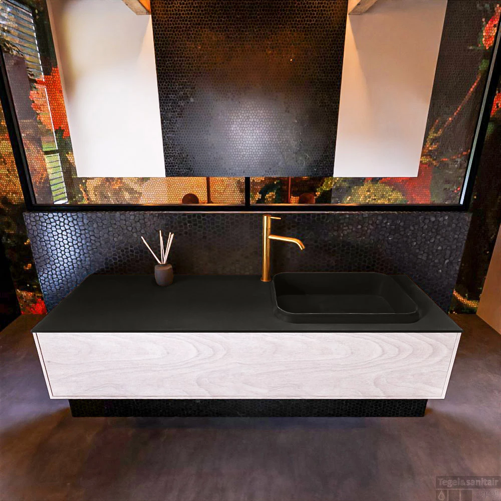 Badkamermeubelset Mondiaz Erin 150 Cm Met 1 Lade Met RIDGE Wastafel Rechts Urban Met 1 Kraangat Greeploos Mat Underlayment 1 Badkamermeubelset Mondiaz Erin 150 Cm Met 1 Lade Met RIDGE Wastafel Rechts Urban Met 1 Kraangat Greeploos Mat Underlayment