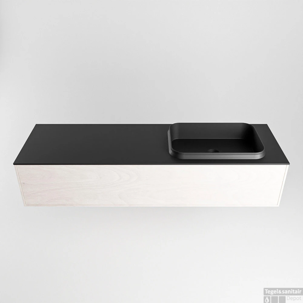 Badkamermeubelset Mondiaz Erin 150 Cm Met 1 Lade Met RIDGE Wastafel Rechts Urban Met 1 Kraangat Greeploos Mat Underlayment 6 Badkamermeubelset Mondiaz Erin 150 Cm Met 1 Lade Met RIDGE Wastafel Rechts Urban Met 1 Kraangat Greeploos Mat Underlayment - Afbeelding 6