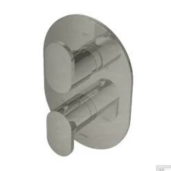 Inbouw Thermostaatkraan Hotbath Friendo 2-weg Geborsteld Nikkel