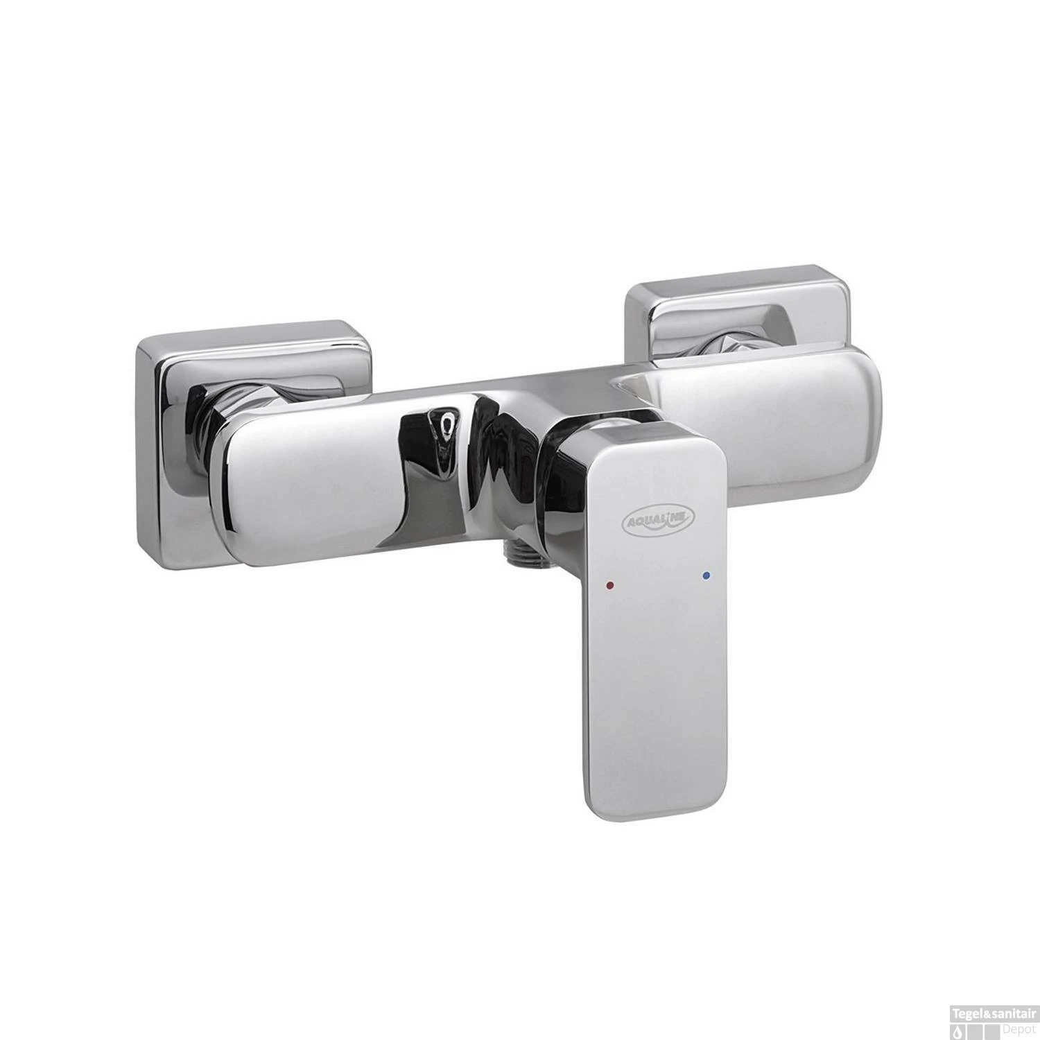 Opbouw Douchekraan Sapho Factor Mengkraan 1-hendel 21.5x11.8 Cm Chroom 1 Opbouw Douchekraan Sapho Factor Mengkraan 1-hendel 21.5x11.8 Cm Chroom