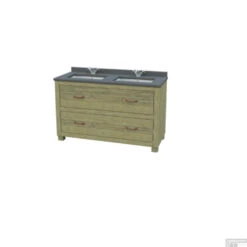 Badkamermeubel Set Van Heck Country 130 Cm (2 Lades)