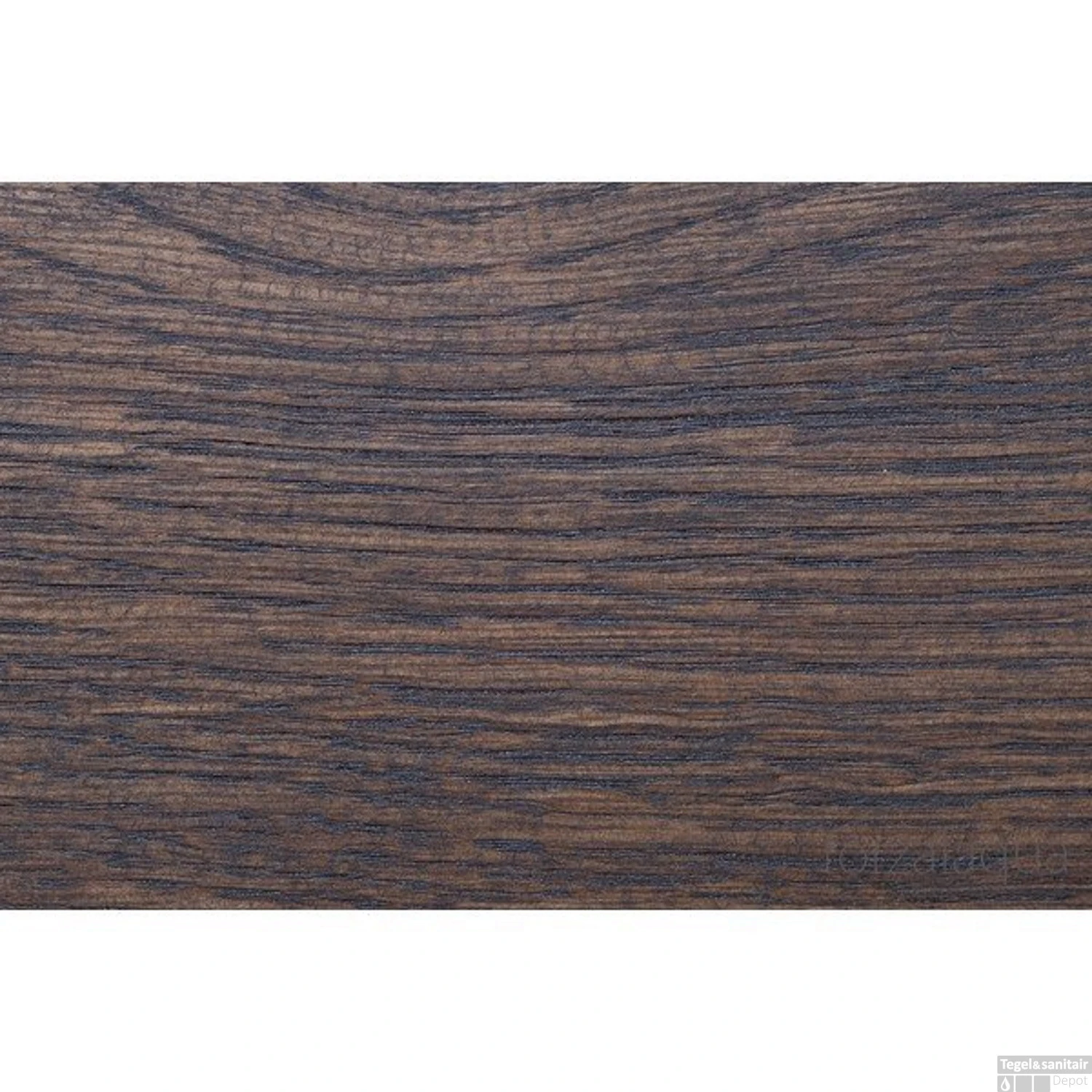 Forzalaqua Gela Onderkast 140x51x50cm Met 4 Lades Greeploos Charcoal Massief Eiken - Afbeelding 3