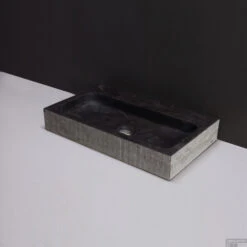 Forzalaqua Gotenburg Hardsteen Gefrijnd 50x30x8 Cm Met Kraangat