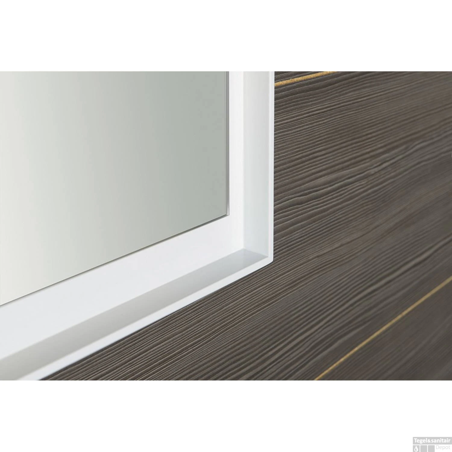 Badkamerspiegel Sapho Flut 60x80 Cm LED-Verlichting Omlijsting Wit 13 Badkamerspiegel Sapho Flut 60x80 Cm LED-Verlichting Omlijsting Wit - Afbeelding 13