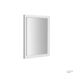 Badkamerspiegel Sapho Flut 60x80 Cm LED-Verlichting Omlijsting Wit