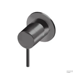 Inbouw Douchemengkraan Lagoo Garda Hendel Messing Gunmetal