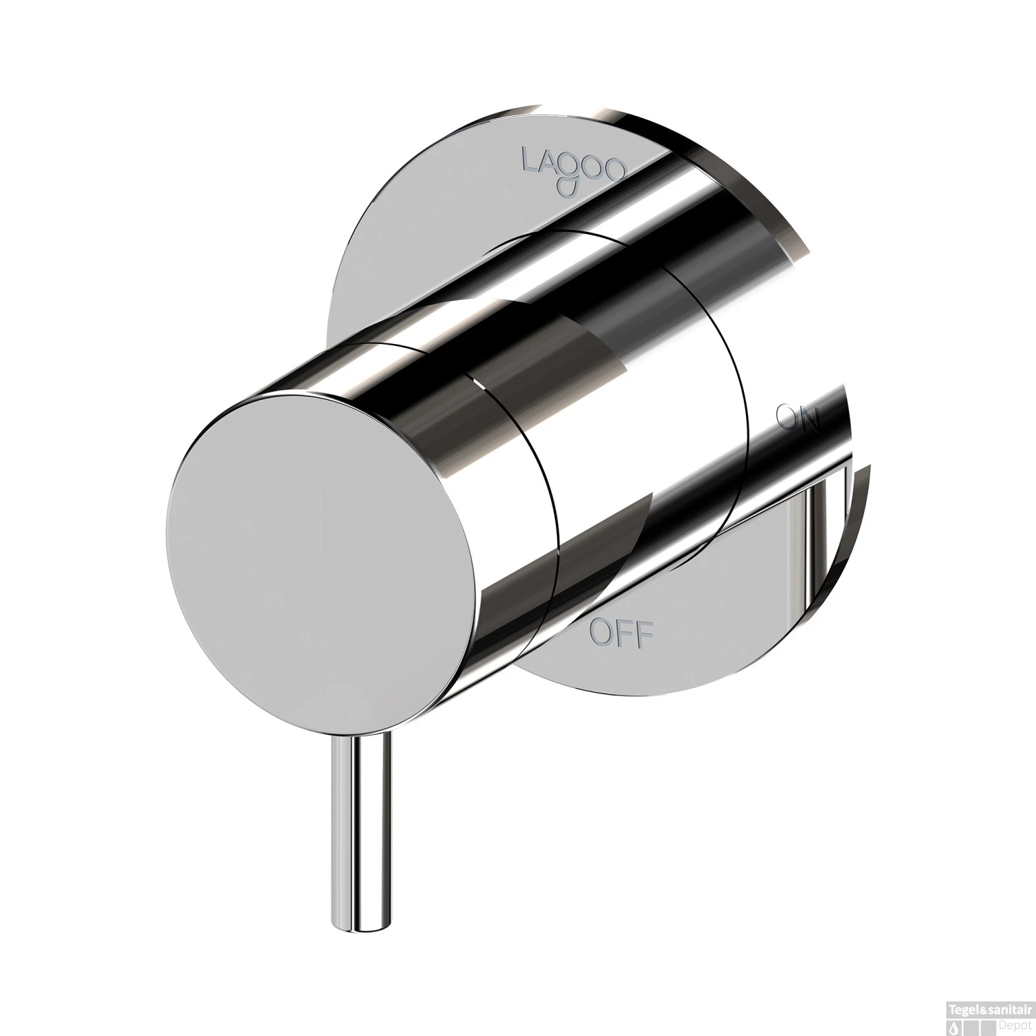 Inbouw 2-weg Omstel Lagoo Garda Hendel Chroom 1 Inbouw 2-weg Omstel Lagoo Garda Hendel Chroom