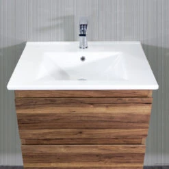 Badkamermeubelset Boss & Wessing Sally 80 Cm Twee Soft-Close Lades Eiken -Duravit Verkoop garda detay1 4 1