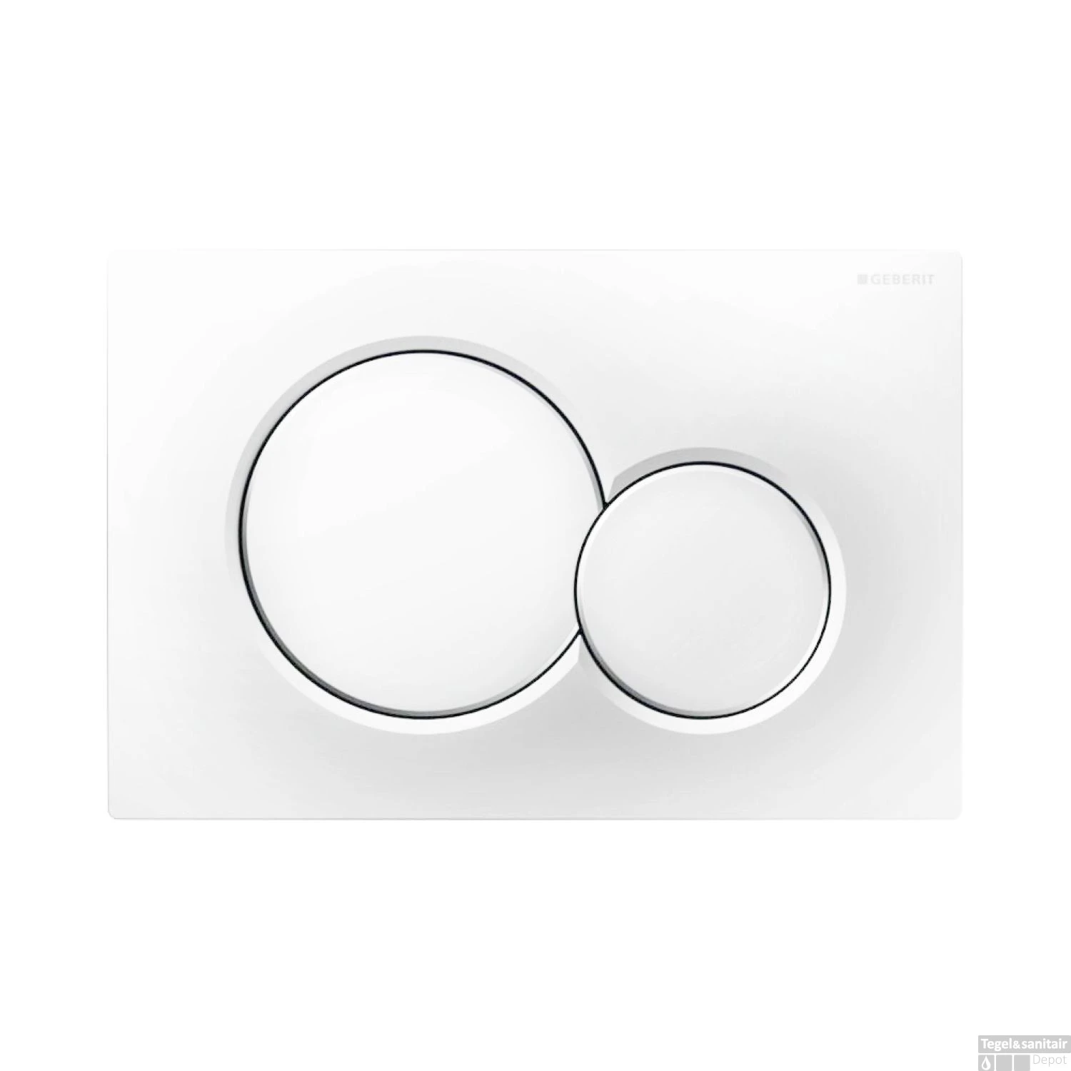 Geberit UP320 Toiletset Wandcloset Salenzi Civita Mat Wit Met Sigma 01 Drukplaat - Afbeelding 4