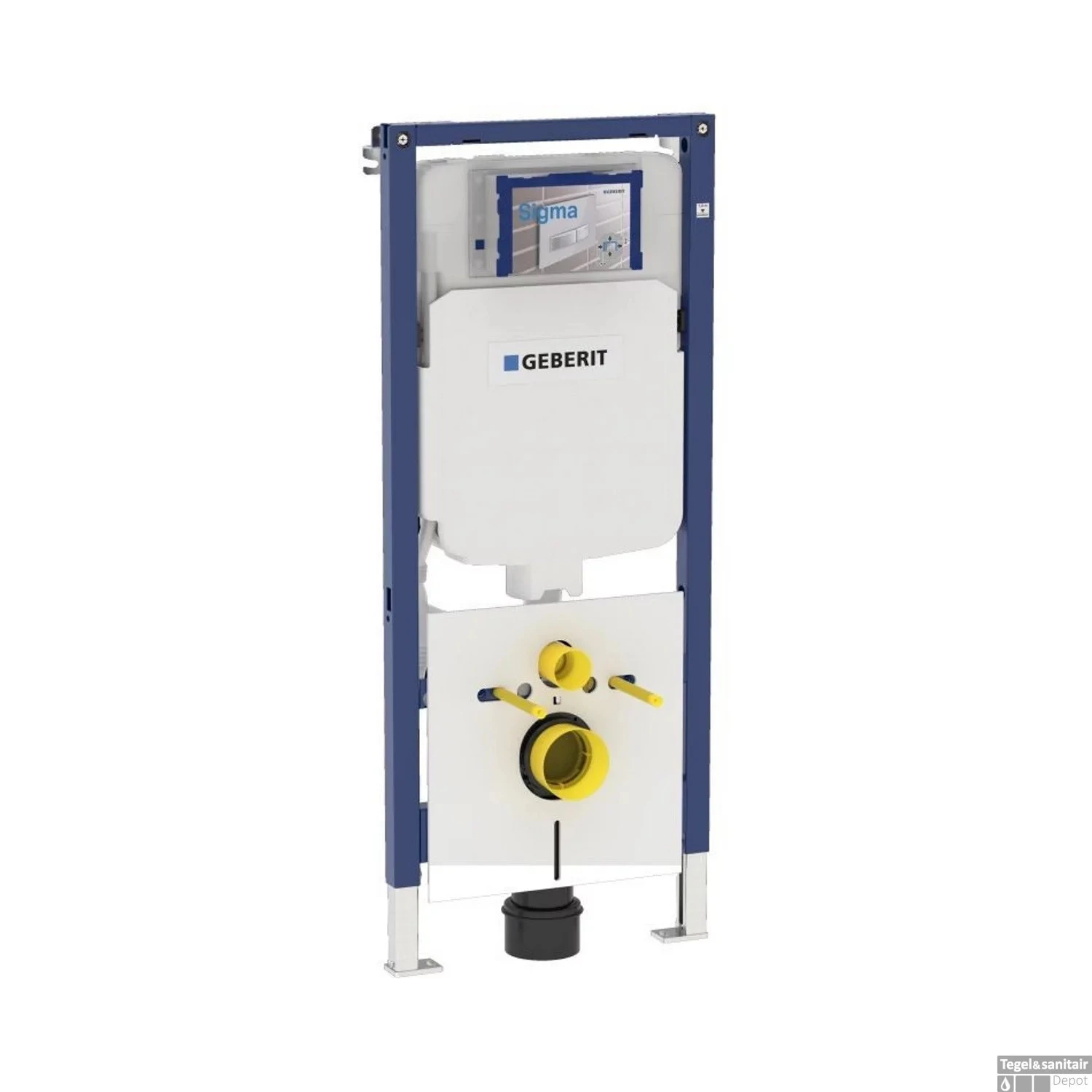 Geberit UP720 Toiletset Wandcloset Salenzi Civita Mat Wit Met Sigma 01 Drukplaat - Afbeelding 5