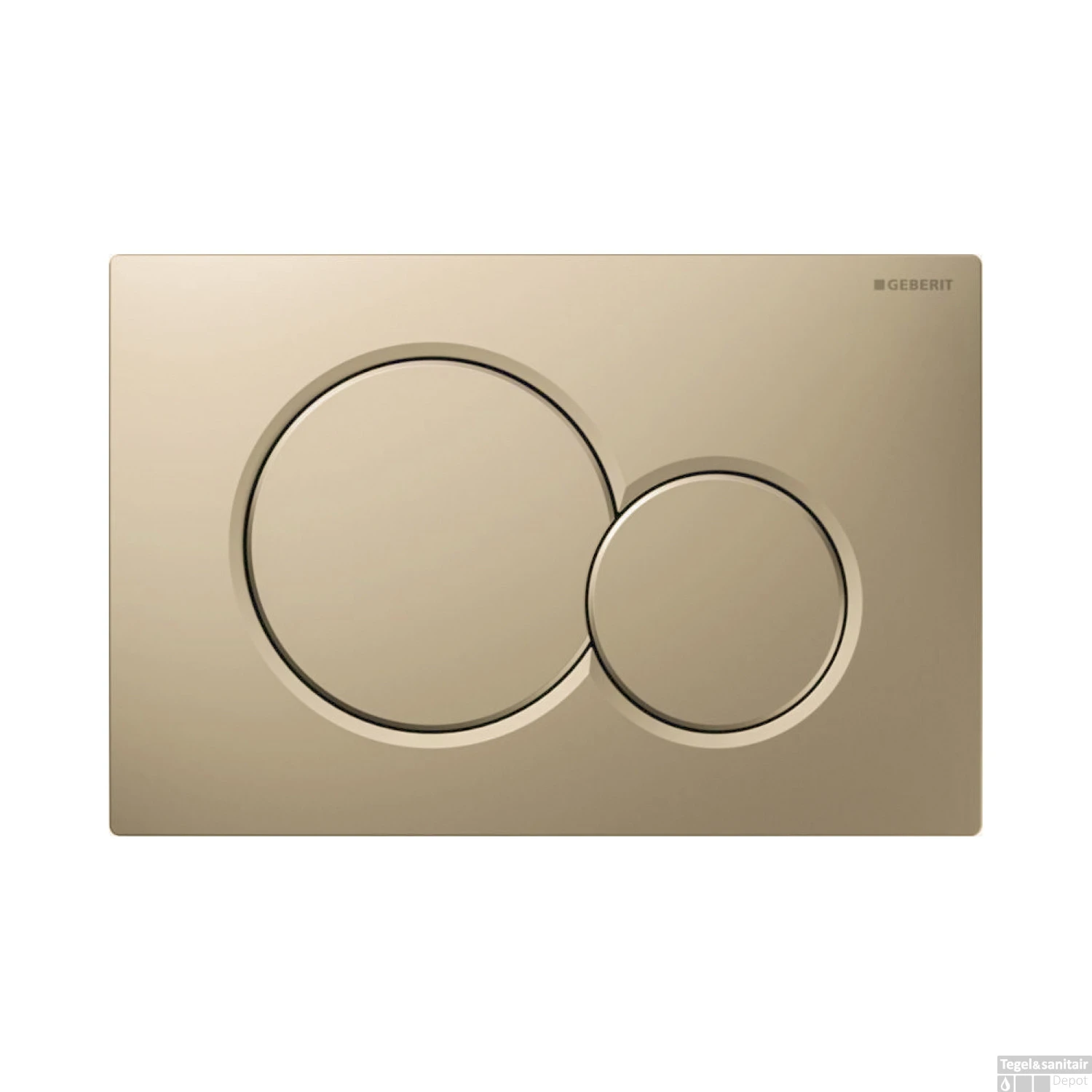 Geberit UP720 Toiletset Compleet | Inbouwreservoir | Salenzi Civita Mat Taupe | Met Drukplaat - Afbeelding 2