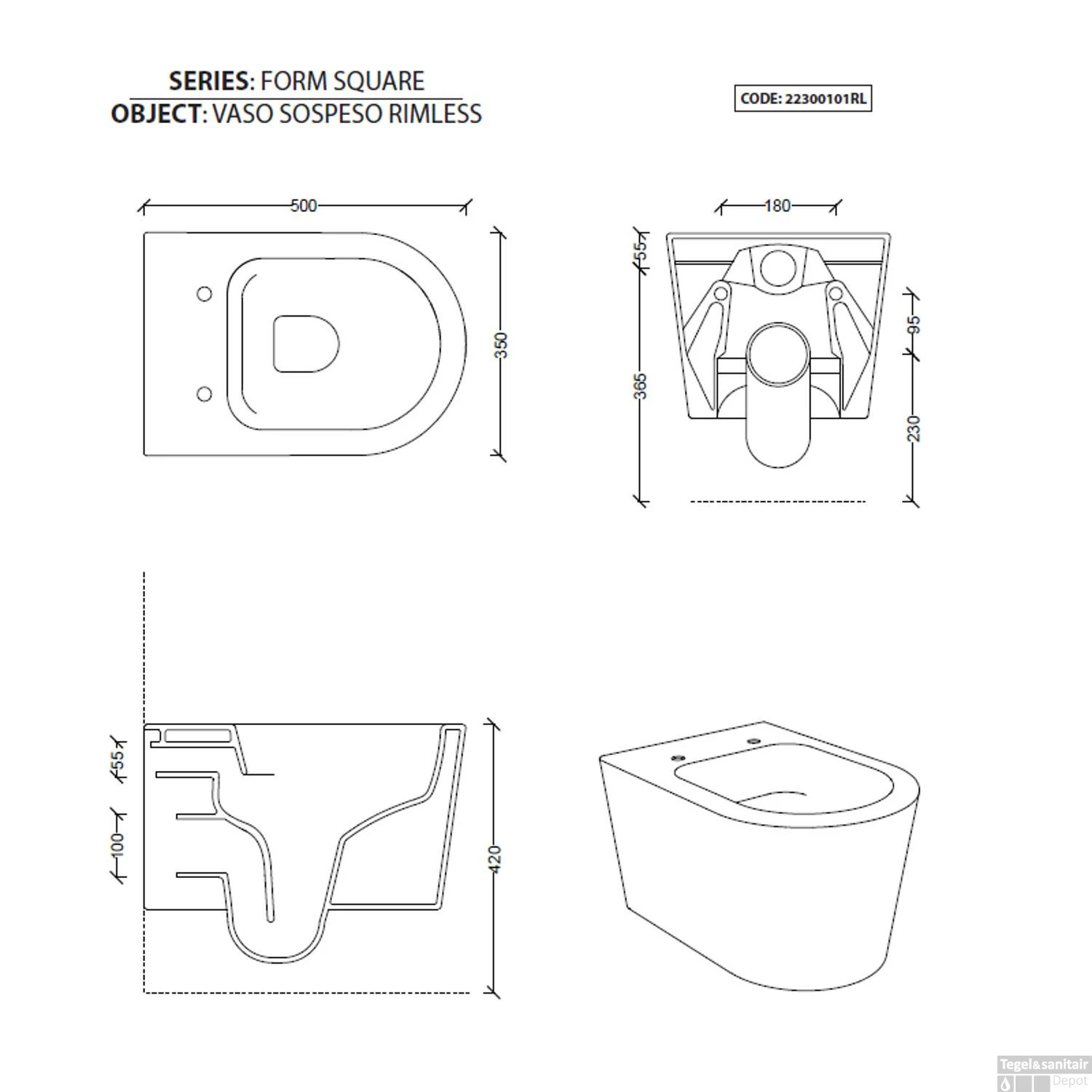 Geberit UP720 Toiletset Compleet | Inbouwreservoir | Salenzi Civita Mat Taupe | Met Drukplaat - Afbeelding 9