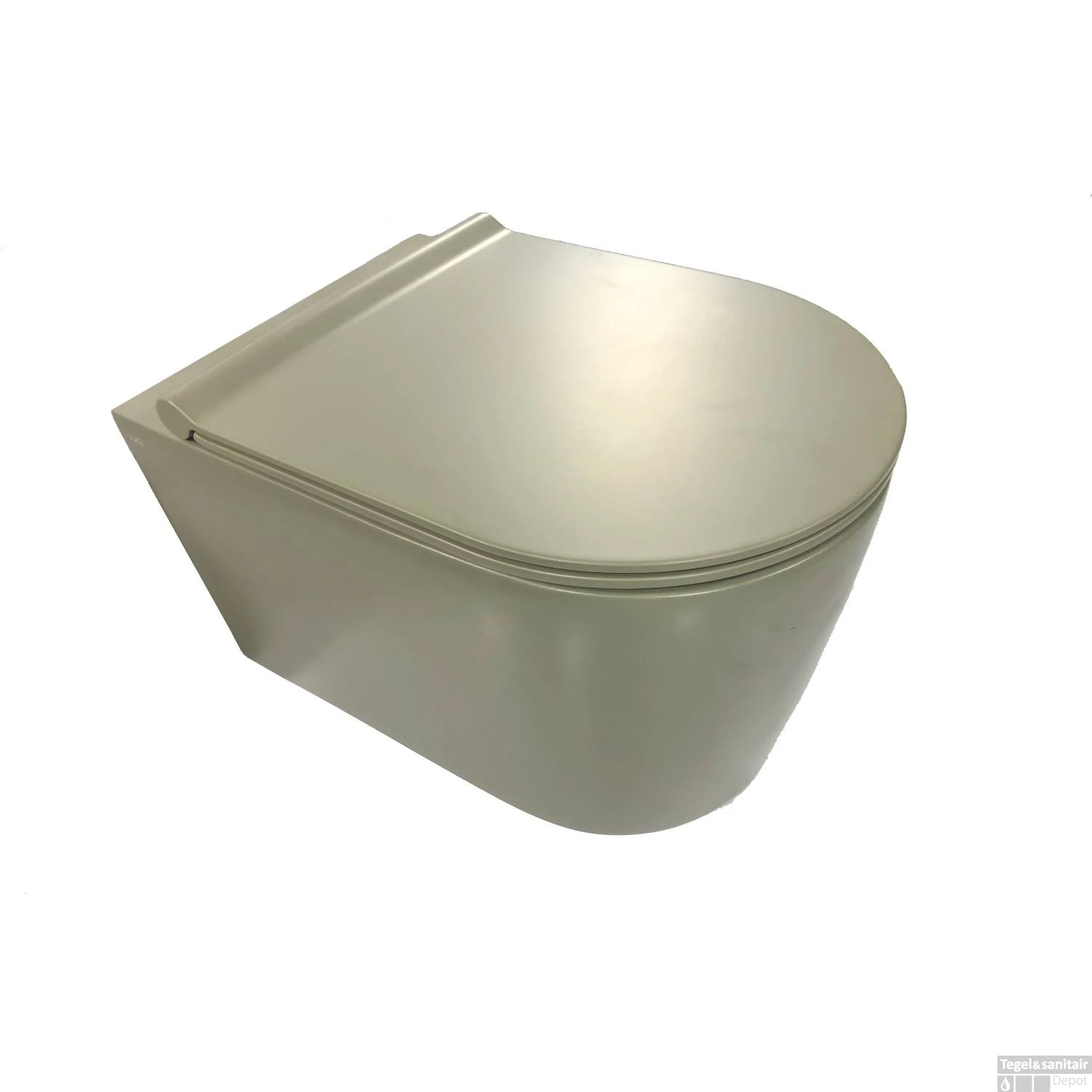 Geberit UP720 Toiletset Wandcloset Salenzi Civita Mat Legergroen Met Sigma 01 Drukplaat - Afbeelding 4