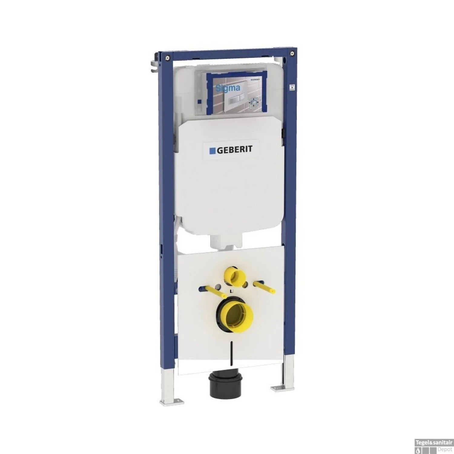 Geberit UP720 Toiletset Wandcloset Salenzi Civita Mat Legergroen Met Sigma 01 Drukplaat - Afbeelding 6