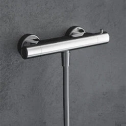 Douchethermostaat Hotbath Gringo Onderaansluiting 2-knop Chroom