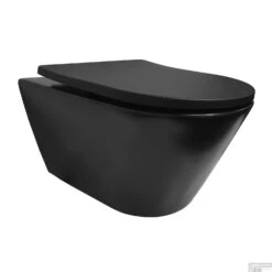 Grohe Rapid SL Toiletset Set10 Wiesbaden Stereo Rimless Mat Zwart Met Grohe Arena Of Skate Drukplaat -Duravit Verkoop grohe rapid sl toiletset set10 wiesbaden stereo rimless mat zwart met grohe arena of skate drukplaat sfeer2