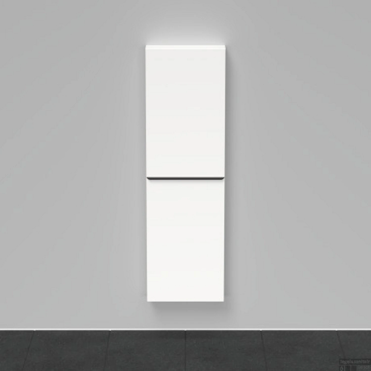 Hoge Kast Duravit D-Neo Kolomkast Wand 132 Cm Linksdraaiend Mat Wit - Afbeelding 2