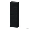 Hoge Kast Duravit D-Neo Kolomkast Wand 132 Cm Rechtsdraaiend Mat Eiken Zwart