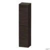 Hoge Kast Duravit D-Neo Kolomkast Wand 176 Cm Linksdraaiend Mat Kastanje (Donker)