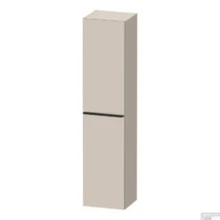 Hoge Kast Duravit D-Neo Kolomkast Wand 176 Cm Linksdraaiend Mat Taupe