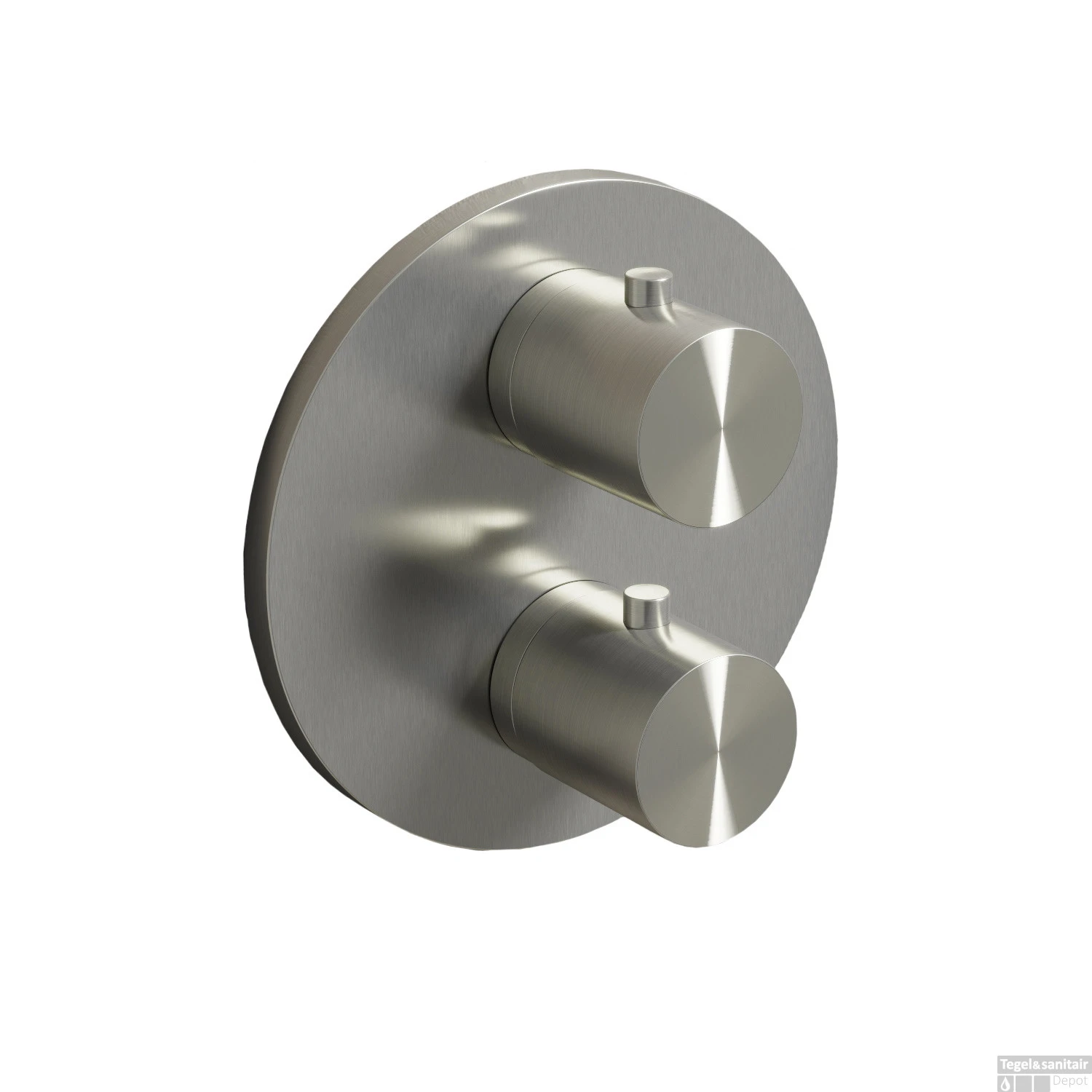 Hotbath Archie Afbouwdeel Inbouw Thermostaat Met 2 Wegs RVS 316 AR009EXTIX - Afbeelding 2