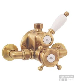 Huber Victorian Douchethermostaat Goud 150.VT51HAG -Duravit Verkoop huber victorian douchethermostaat goud 150vt51hag 2