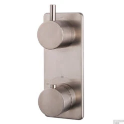 Inbouw Douchethermostaat Wiesbaden Caral Tbv Regendouche Geborsteld Staal (incl Inbouwdeel)