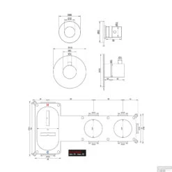 Inbouwthermostaatset Brauer Chrome Incl Baduitloop En 3 Standen Handdouche Chroom -Duravit Verkoop inbouwthermostaatset brauer chrome incl baduitloop en 3 standen handdouche chroom tec1
