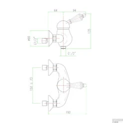Opbouw Douchekraan Sapho Kirké Mengkraan Retro Kristal 1-hendel Brons 5 Opbouw Douchekraan Sapho Kirké Mengkraan Retro Kristal 1-hendel Brons -Duravit Verkoop ki11kb opbouw douchekraan sapho kirk mengkraan retro kristal 1 hendel brons 2
